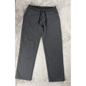 Lululemon Sweatpants Mens XL Hustle Pant Grey Cotton Fleece Classic 34" Inseam